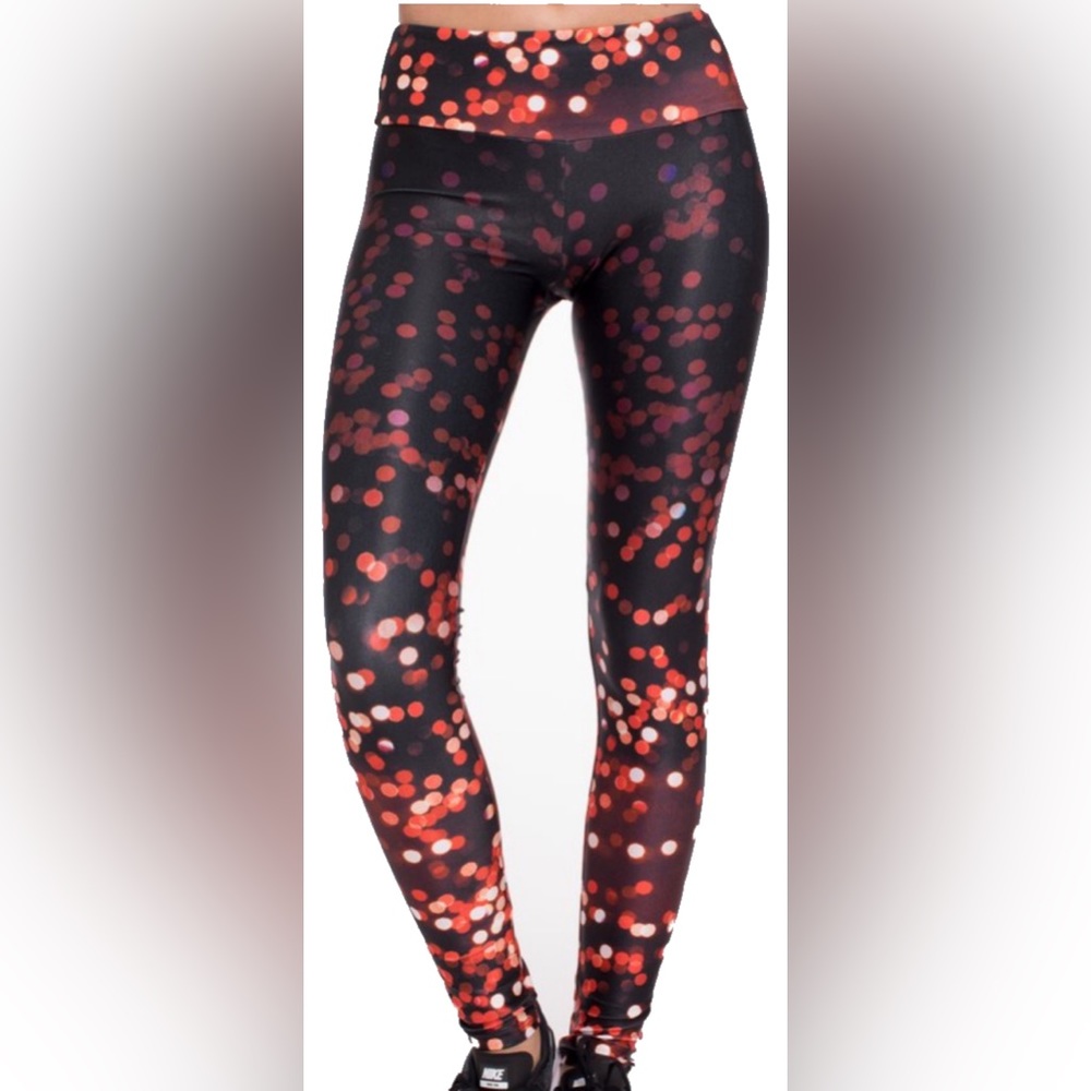 Size S Goldsheep Red Lights leggings